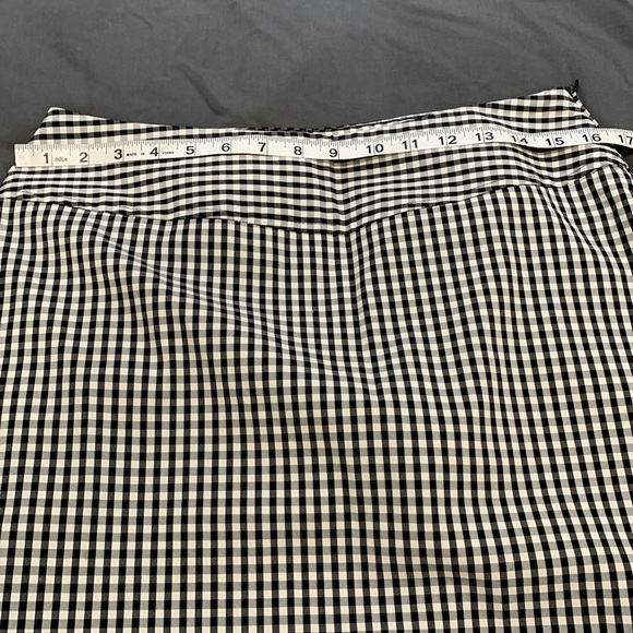 Gingham Checked Skirt - Picture 3 of 7